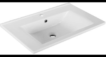 Aqualine Zuno - Fontein 650x450 cm, met overloop, kraangat, wit 9065