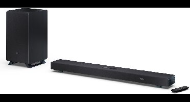 Sharp HT-SBW53121 - 3.1.2 soundbar - 550W - draadloze subwoofer - Dolby Atmos - bluetooth - Q-series - zwart