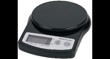 MAULalpha Precisieweger 500 g - zwart - kunststof - 1 stuk - 18.8 x 14.1 x 3.7 cm - MAUL