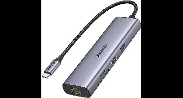 UGREEN USB C Ethernet Gigabit HDMI 4K PD 100W 7-in-1 dockstation adapter USB C SD-kaartlezer compatibel met iPhone 15 Galaxy S24 Ultra MacBook Air Pro M2 M1 iPad Pro Surface Steam Deck