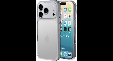 Mobiparts hoesje geschikt voor Apple iPhone 17 Pro - Zacht TPU - Schokabsorberend TPU - Grip Coating - Transparant