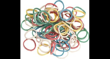 Sibel - Elastiekjes Gekleurd - 500 Stuks - Diameter 15 mm