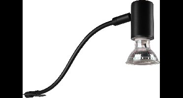 LED Wandlamp - Wandverlichting - Spatwaterdicht IP44 - Torna Giano - GU10 Fitting - Rond - Mat Zwart - Aluminium