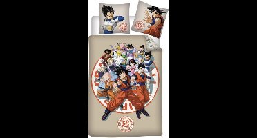 Dragon Ball Dekbedovertrek Dragon Ball Z 140 X 200 Cm Katoen Beige