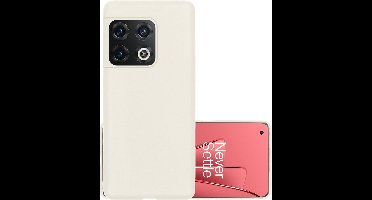 Hoesje - Geschikt voor OnePlus 10 Pro - Sterk & Shockproof - Hoes Cover - Siliconen Case - Wit