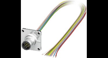 Phoenix Contact 1441561 Sensor/actuator steekconnector M12 Aantal polen: 8 Stekker, inbouw 0.50 m 1 stuk(s)