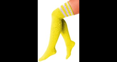 Lieskousen geel / 3 witte strepen