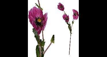 PTMD Garden Bloem Anemone Kunsttak - 35,5 x 11,5 x 68,5 cm - Roze