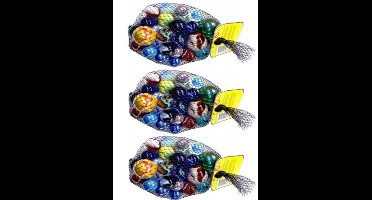 Don Juan Knikkers bonken - Glazen buitenspeelgoed voor knikkeren - 69 stuks