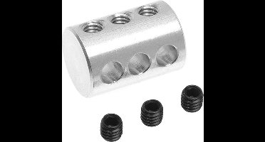 Revtec - Aluminium adapter voor 3 stangen - 3mm - 1 st