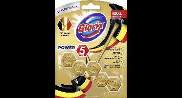 Glorix - Power 5 - Toiletblok - Gold & Fresh - Limited Edition - Langdurige Frisheid - 1 Blok