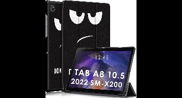 Samsung Galaxy Tab A8 Hoes Quote - Samsung Tab A8 hoesje (10.5 inch 2021) smart cover - Tab A8 hoes bookcase - hoes Samsung Tab A8 2021 - hoesje Samsung Galaxy Tab A8 2021