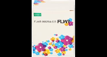 FLWR - Labels / Zebra verzendetiketten / groen / Geschikt voor Zebra