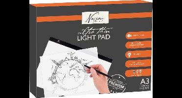 Nassau Fine Art A3 Lightpad - Dimbare Lichtbak - voor Tekenen en Diamond Painting