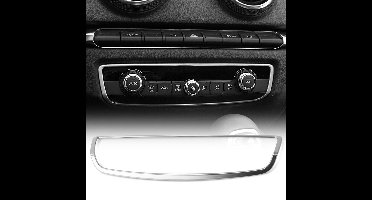 Geschikt voor Audi A3 S3 RS3 8V Airco Clima Paneel Rvs Trim Styling Interieur Airconditioning Console Bezel
