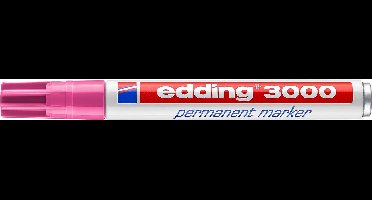 edding 3000 permanent marker rond - Roze - 1 stuk