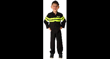 Rubie's Verkleedkostuum Politie Jongens Zwart/neongroen Mt 152