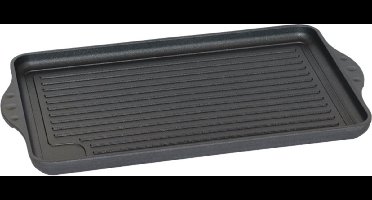 Eurolux Duurzame Grillplaat met Grepen - 43x28 cm - Geschikt voor Alle Warmtebronnen