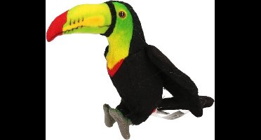Hansa Knuffel - Toekan - vogel - knuffeldier - pluche - 15 cm
