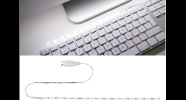 PAULMANN LED-strip met USB-aansluiting daglichtwit 30 cm wit