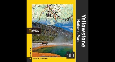 Yellowstone National Park Mini 100 piece jigsaw puzzle - 0819844014537