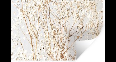 Muurstickers - Sticker Folie - Natuur - Takken - Bloemen - 30x20 cm - Plakfolie - Muurstickers Kinderkamer - Zelfklevend Behang - Zelfklevend behangpapier - Stickerfolie