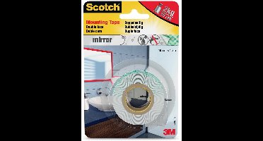 3M Scotch 40031915 Montagetape Wit (l x b) 1.5 m x 19 mm 1 stuk(s)