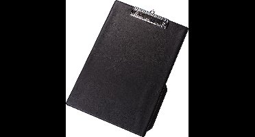 Q-CONNECT klemplaat, PVC, ft A4, zwart