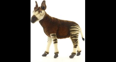 Hansa Okapi knuffel - Realistisch pluche knuffeldier van 35 cm - Luxe kwaliteit