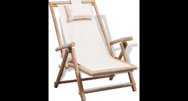 vidaXL - Terrasstoel - bamboe