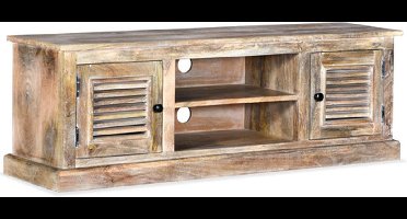 vidaXL - Tv-meubel - massief - mangohout