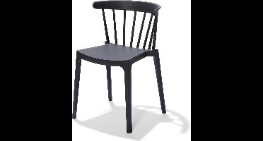 Stapelstoel Windson antraciet/grijs