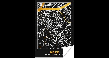 Poster Rezé– Plattegrond – Frankrijk – Kaart – Stadskaart - 20x30 cm