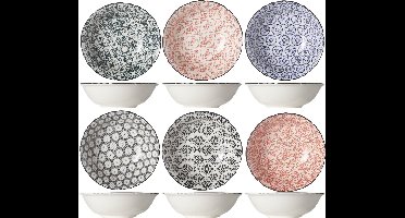 Cosy&Trendy Delirio Schaaltje - Ø 15 cm - Set-6