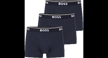 BOSS Korte Boxershorts Power 3-Pack Donkerblauw 480 - Maat XL - Heren