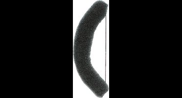 HAARDOT ELAST 23 CM ZWART