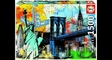 Legpuzzel - Educa Stedelijke vrijheid - New York - 1500 stukjes