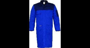 Havep 4089 Lange jas/Stofjas Korenblauw/Marine maat 52