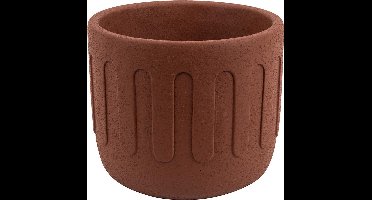 Present Time Bloempot Drips 15 X 13 Cm Beton Bruin