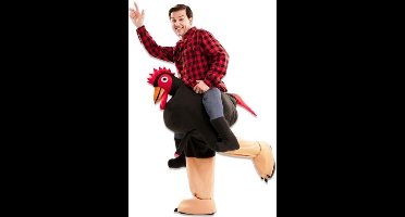 Witbaard Kostuum Carry Me! Haan Polyester Bruin/zwart Maat M/l