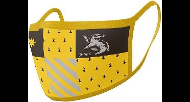 Hufflepuff Face Mask Cover / Huffelpuf Mondkapje 2-pack - Harry Potter