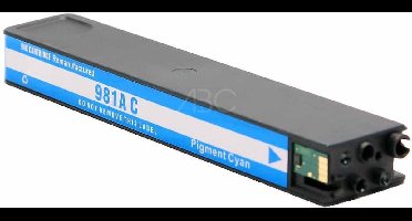 ABC huismerk inkt cartridge geschikt voor HP 981X cyan voor HP Pagewide Enterprise Color 550 Series 556dn 556dna 556xh 556xha HP Pagewide Enterprise Flow MFP 580 586 586dn 586dna 586f 586fda 586z 586z