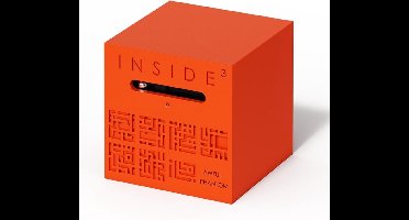 Invento Geduldspel Inside 3 Kubus Moeilijk 6 Cm Rood
