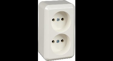 Stopcontact - Opbouw - 2V - Polarwit - Contura - Schneider Electric - 395904