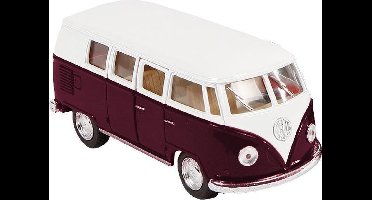 Toys Amsterdam Bus Volkswagen Classic 1962 Die-cast 1:32 Bordeaux