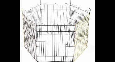 Beeztees - Knaagdierenren - 6 Panelen - 66,5x58 cm, diam. 105 cm