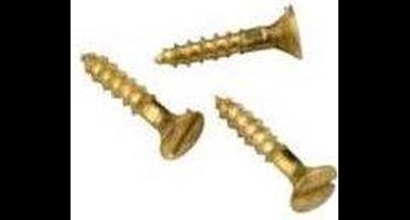 Houtschroeven Messing Pk 4.0X25      1X 8   Din 97