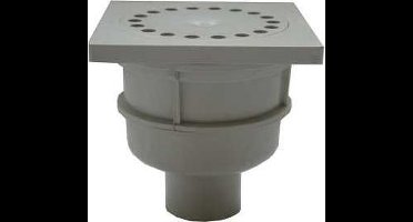 De Beer Doucheput 180 Gr, 40 Mm Abs, Grijs, Vierkant