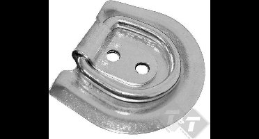 Trailer and Tools Vloeranker - sjoroog voor aanhanger laadvloer - 250 kg - 71x62 mm