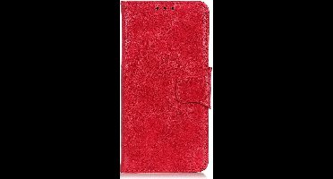 Shop4 - Oppo Reno4 Pro 5G Hoesje - Wallet Case Cabello Rood